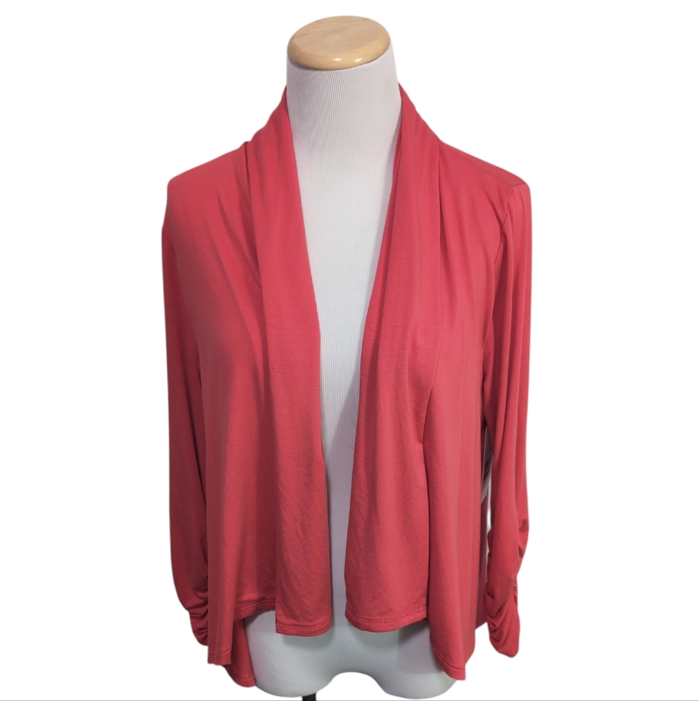 Karen Kane drape jacket, Open top, nwt, women's XL